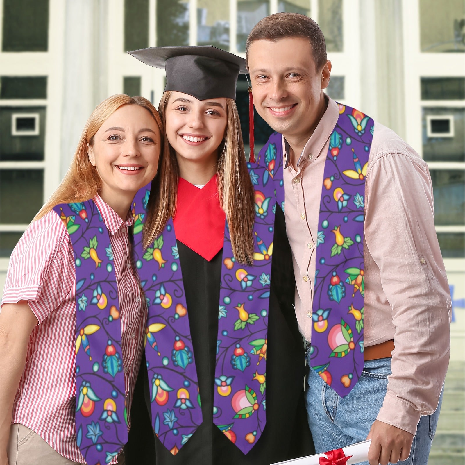 Prairie Plains Spirit Midnight Purple Graduation Stole
