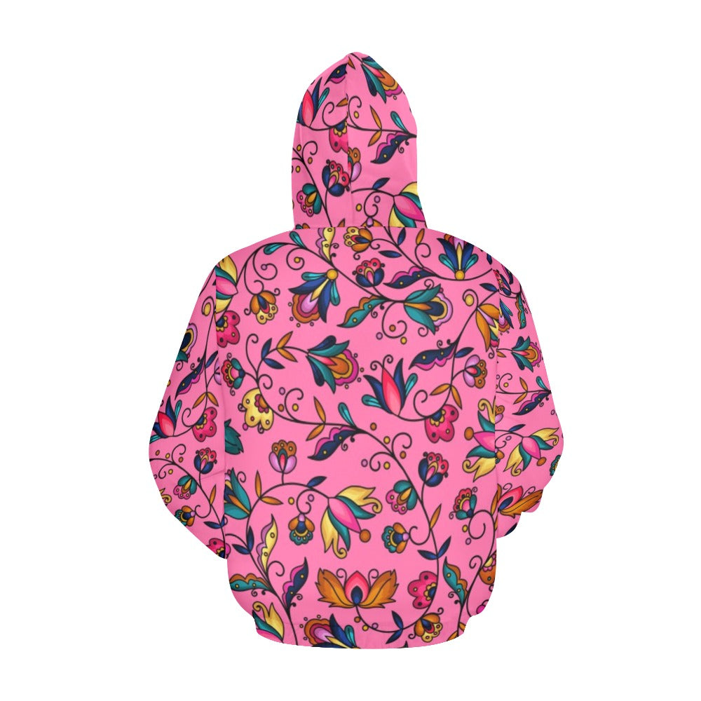 Copper Prairie Petals Pink Hoodie for Men (USA Size)