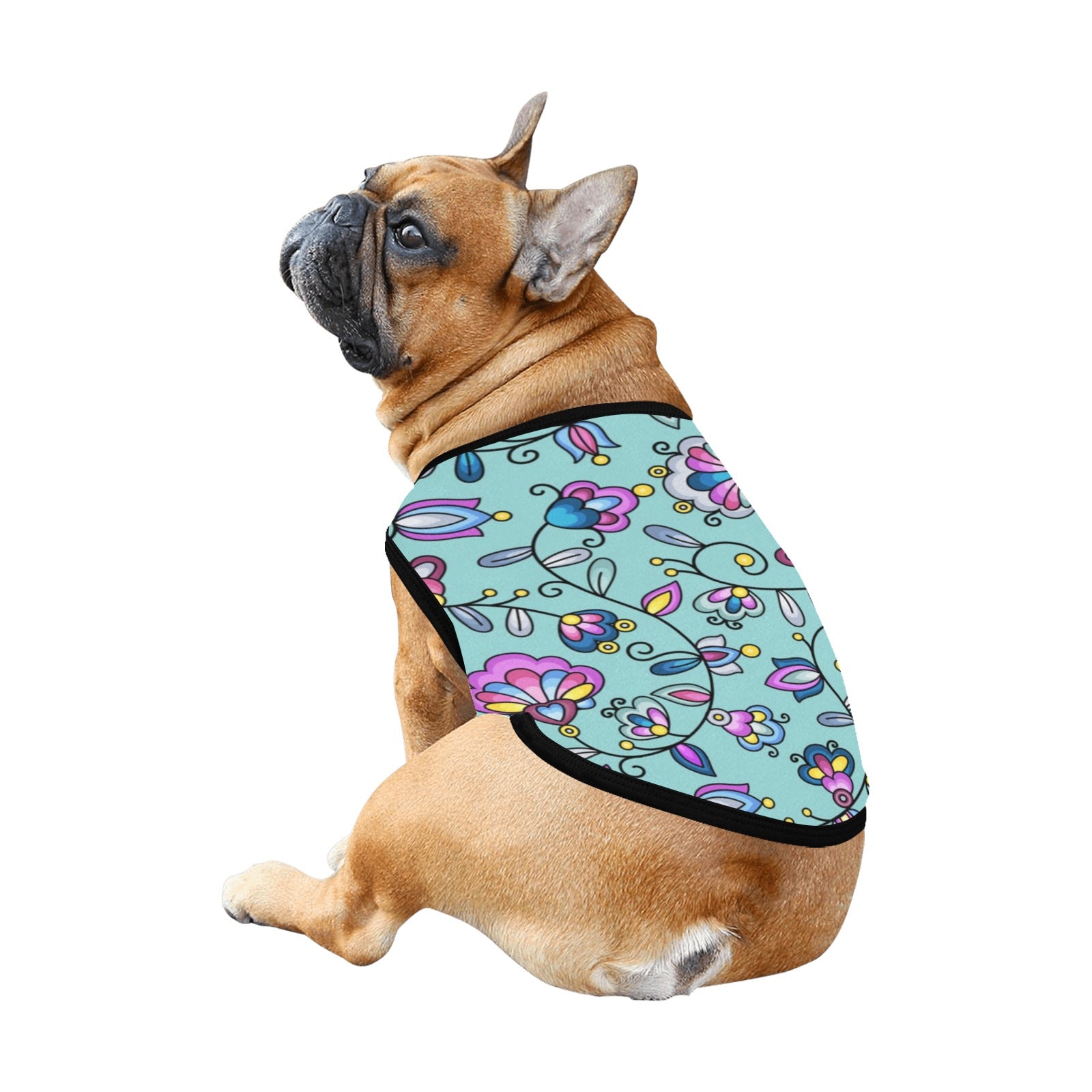 Autumn Bundle Blessing Turquoise Pet Tank Top