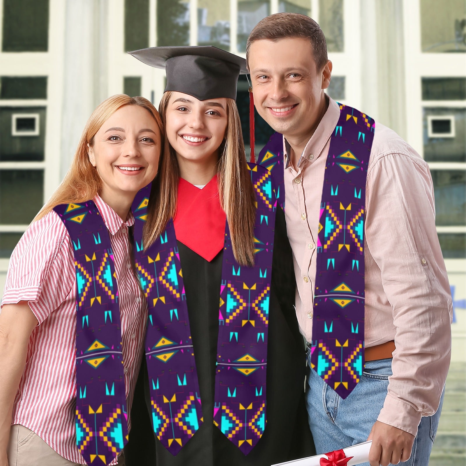 Rite of Passage Dark Purple Graduation Stole