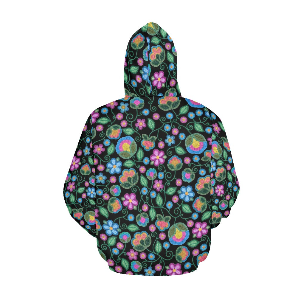 Turquoise Sunbeam All Over Print Hoodie for Women (USA Size)