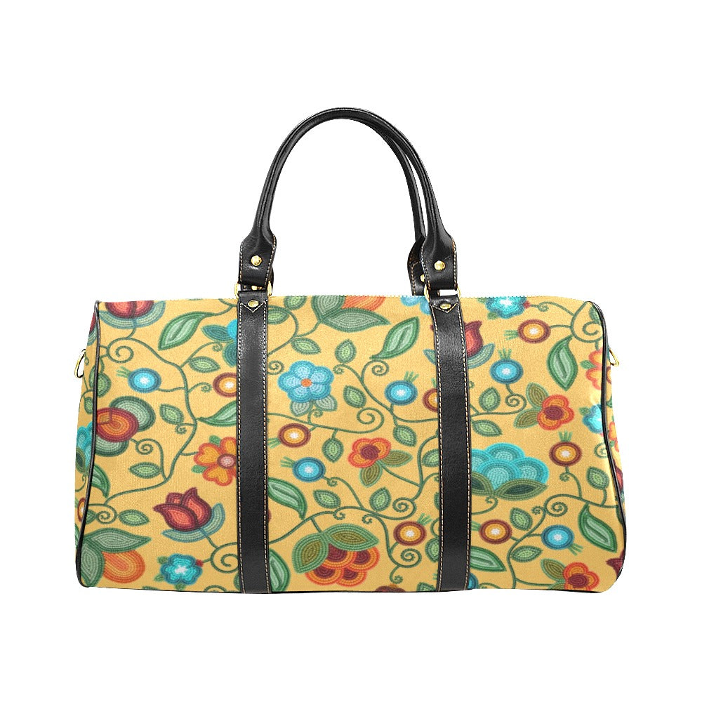 Prairie Fire Petals Honey Waterproof Travel Bag/Small