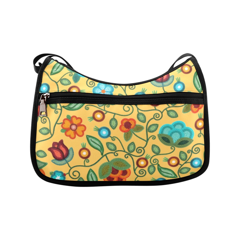 Prairie Fire Petals Honey Crossbody Bag