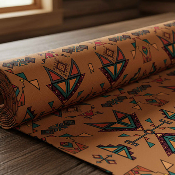 Arrow Dawn Brown Satin Fabric By the Yard Pre Order