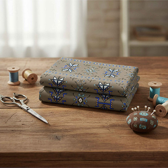 Eagle Strike Brown Satin Fabric By the Yard Pre Order