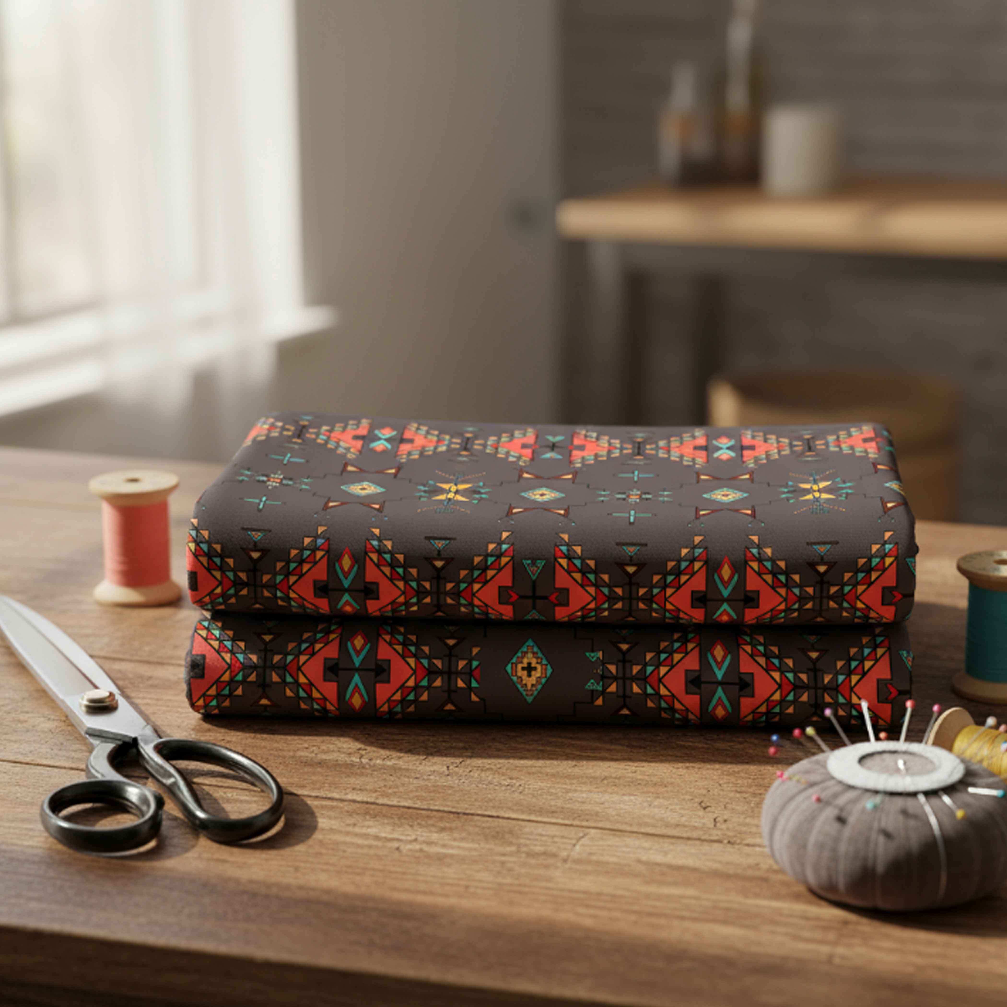 Thunder Flight Gray 42 Inch Cotton Poplin Pre Order