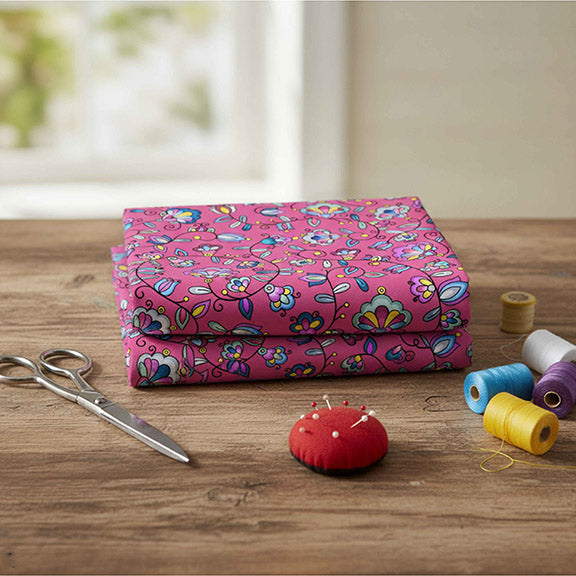 Autumn Bundle Blessing Pink 42 Inch Cotton Poplin Pre Order