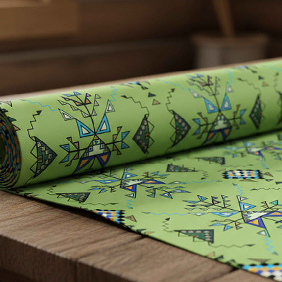 Bear Shield Green 42 Inch Cotton Poplin Pre Order