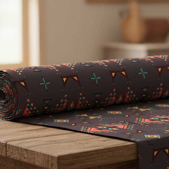 Thunder Flight Gray Satin Fabric By the Yard Pre Order