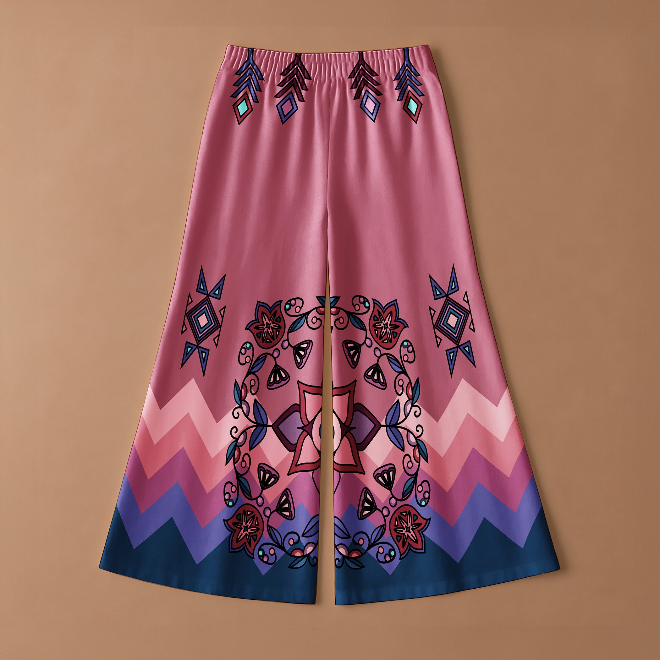 Frost Flower Circle Ribbon Pant