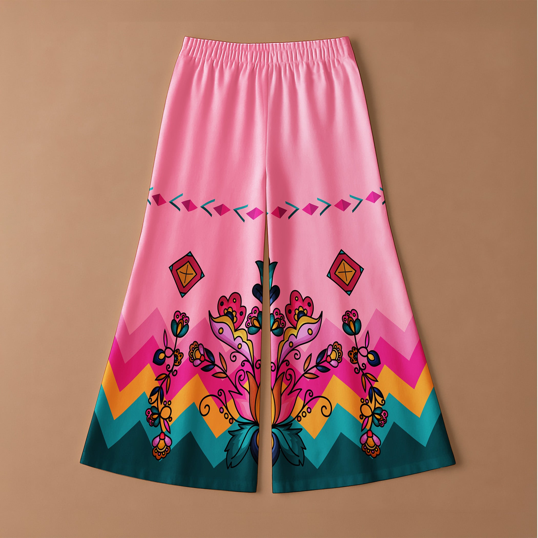 Copper Prairie Petals Ribbon Pant