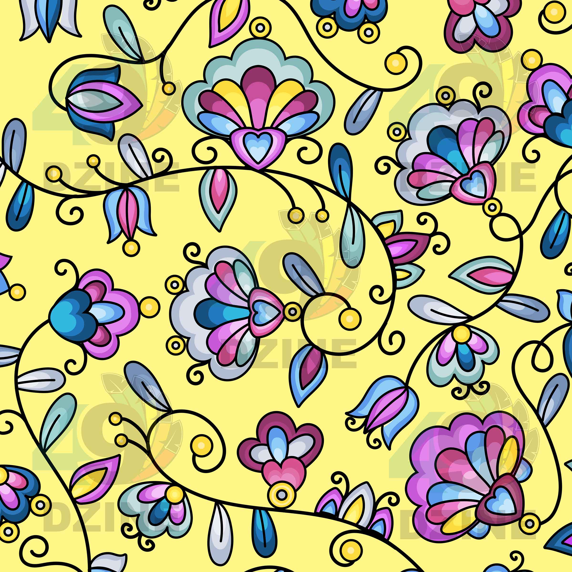 Autumn Bundle Blessing Yellow 42 Inch Cotton Poplin Pre Order