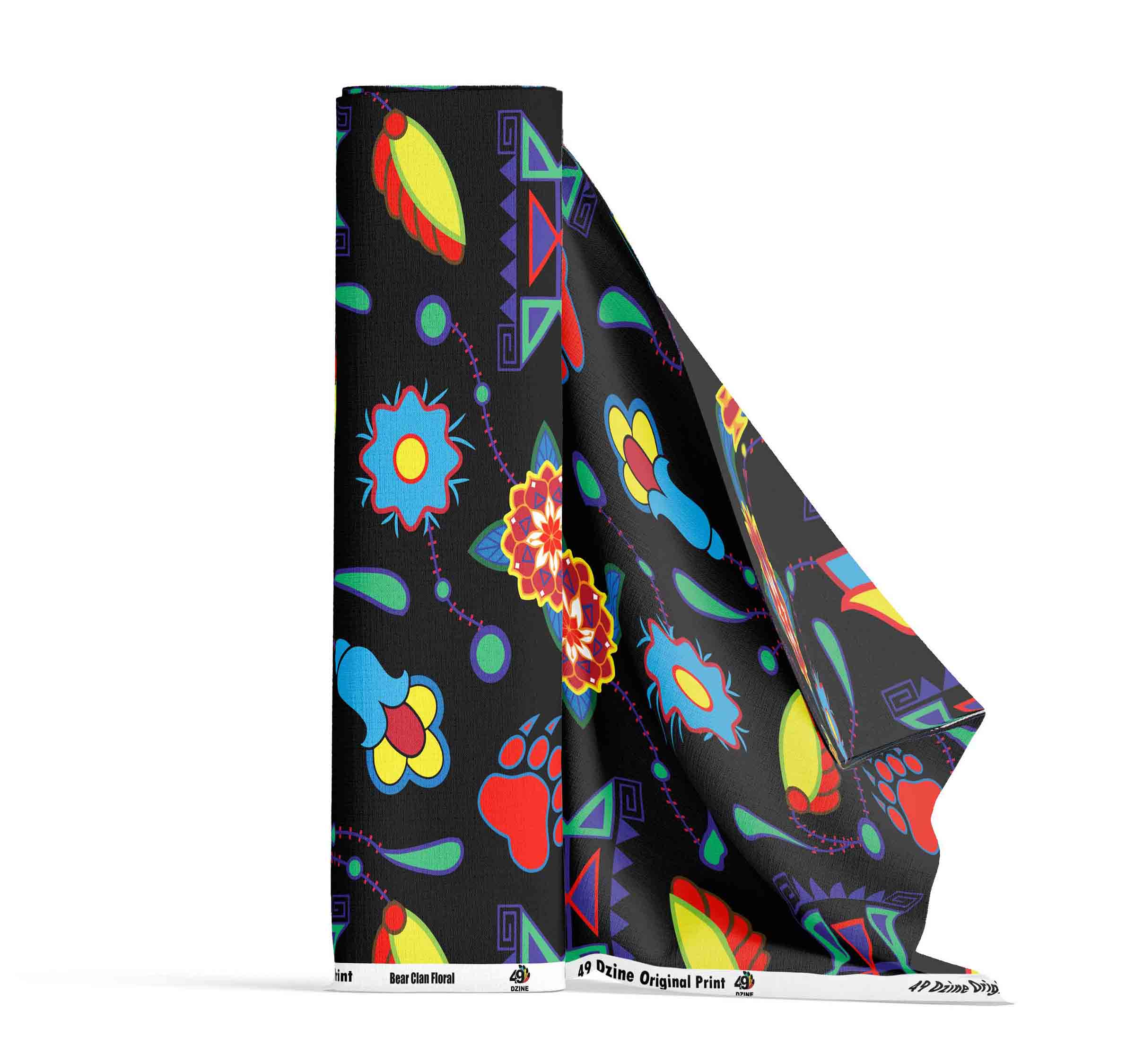 Bear Clan Floral 42 Inch Cotton Poplin Pre Order