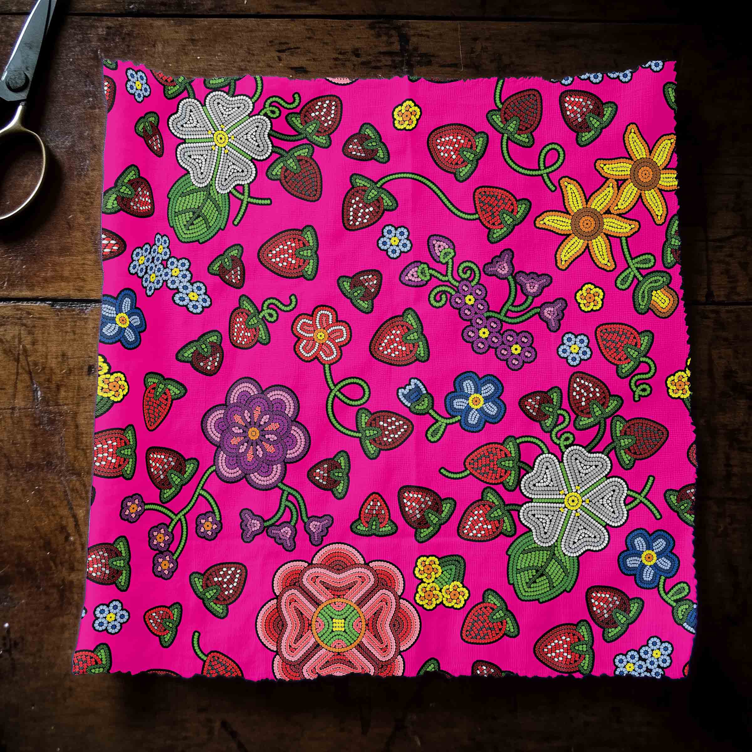 Berry Pop Blush 42 Inch Cotton Poplin Pre Order