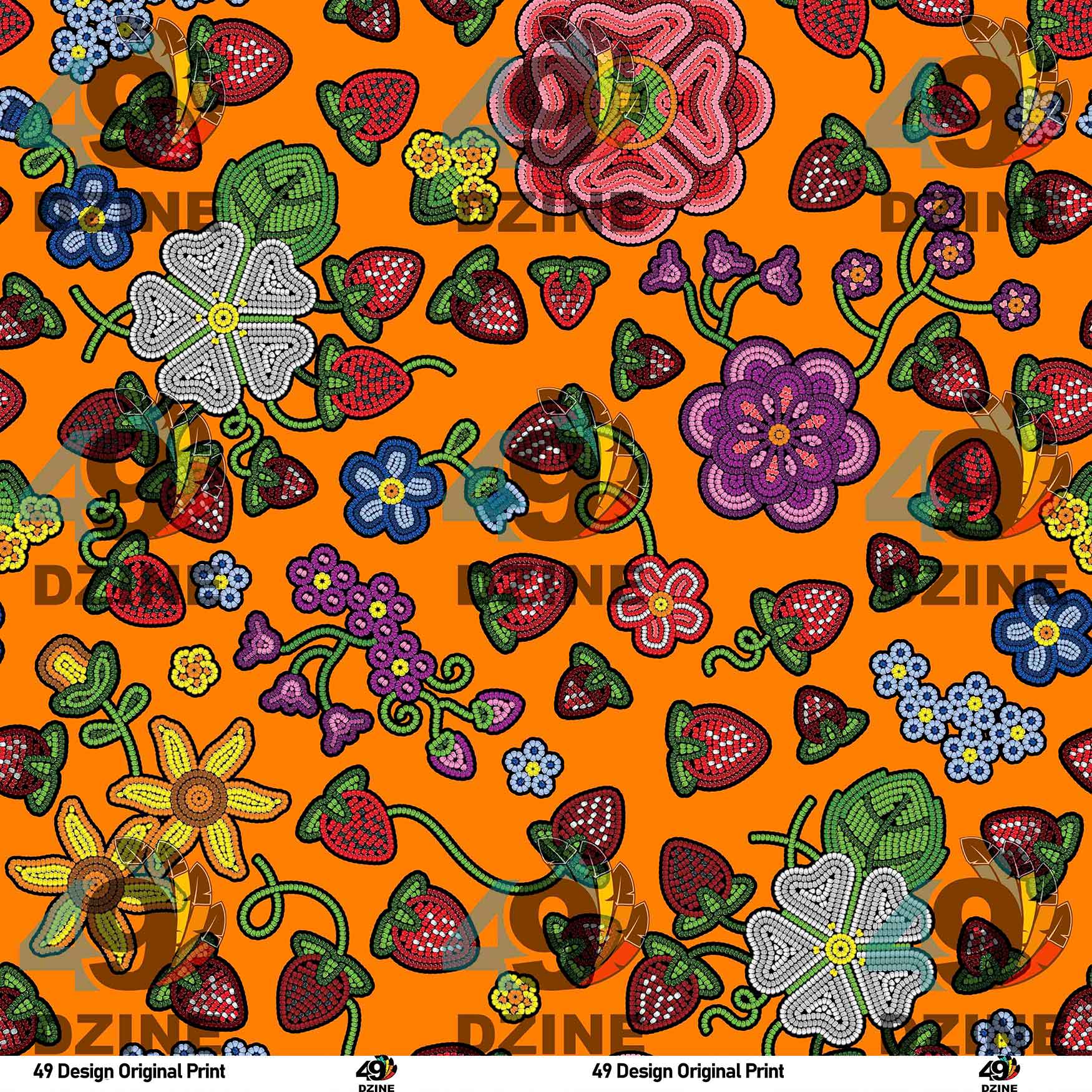Berry Pop Carrot 56 Inch Cotton Poplin Pre Order