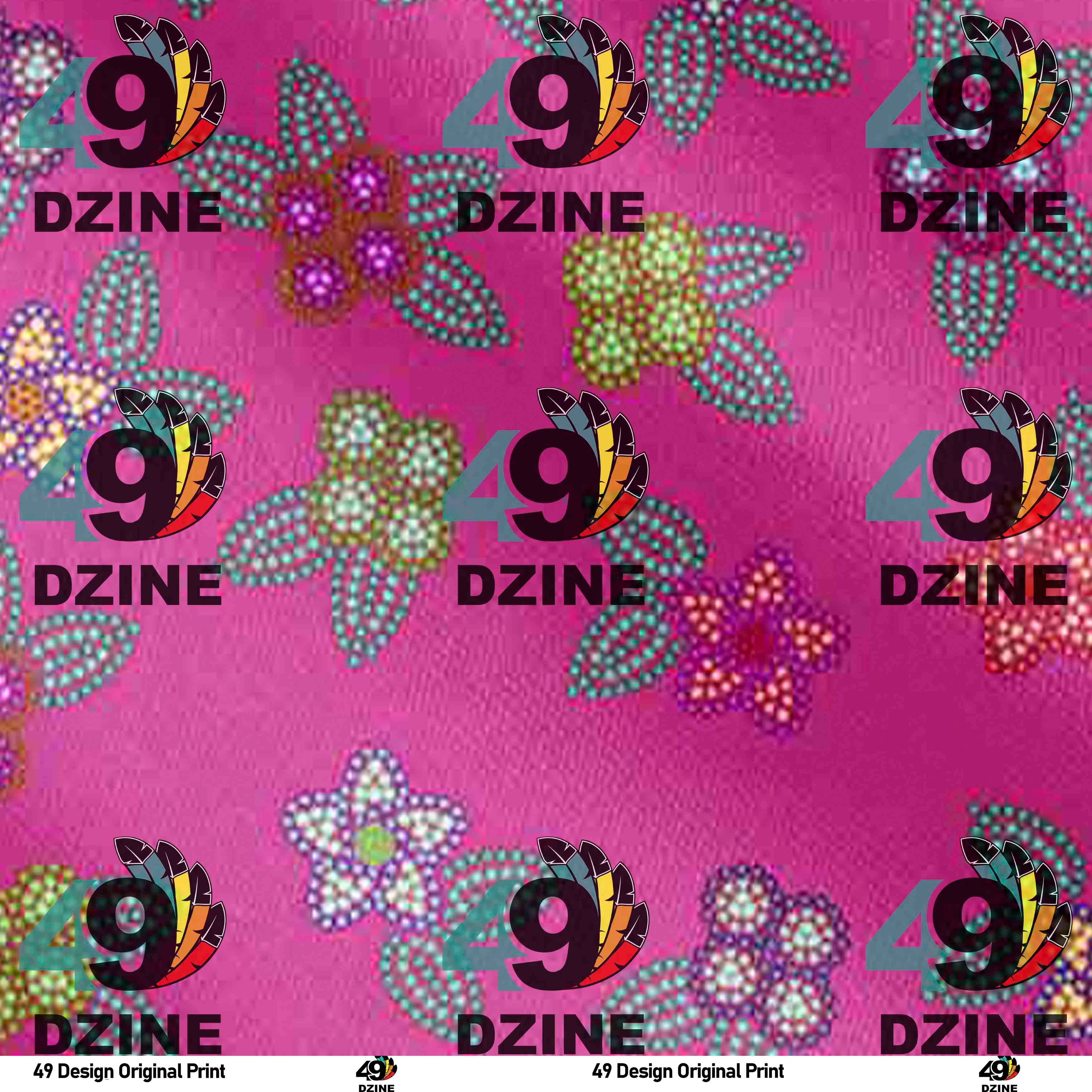 Berry Flowers 42 Inch Cotton Poplin Pre Order