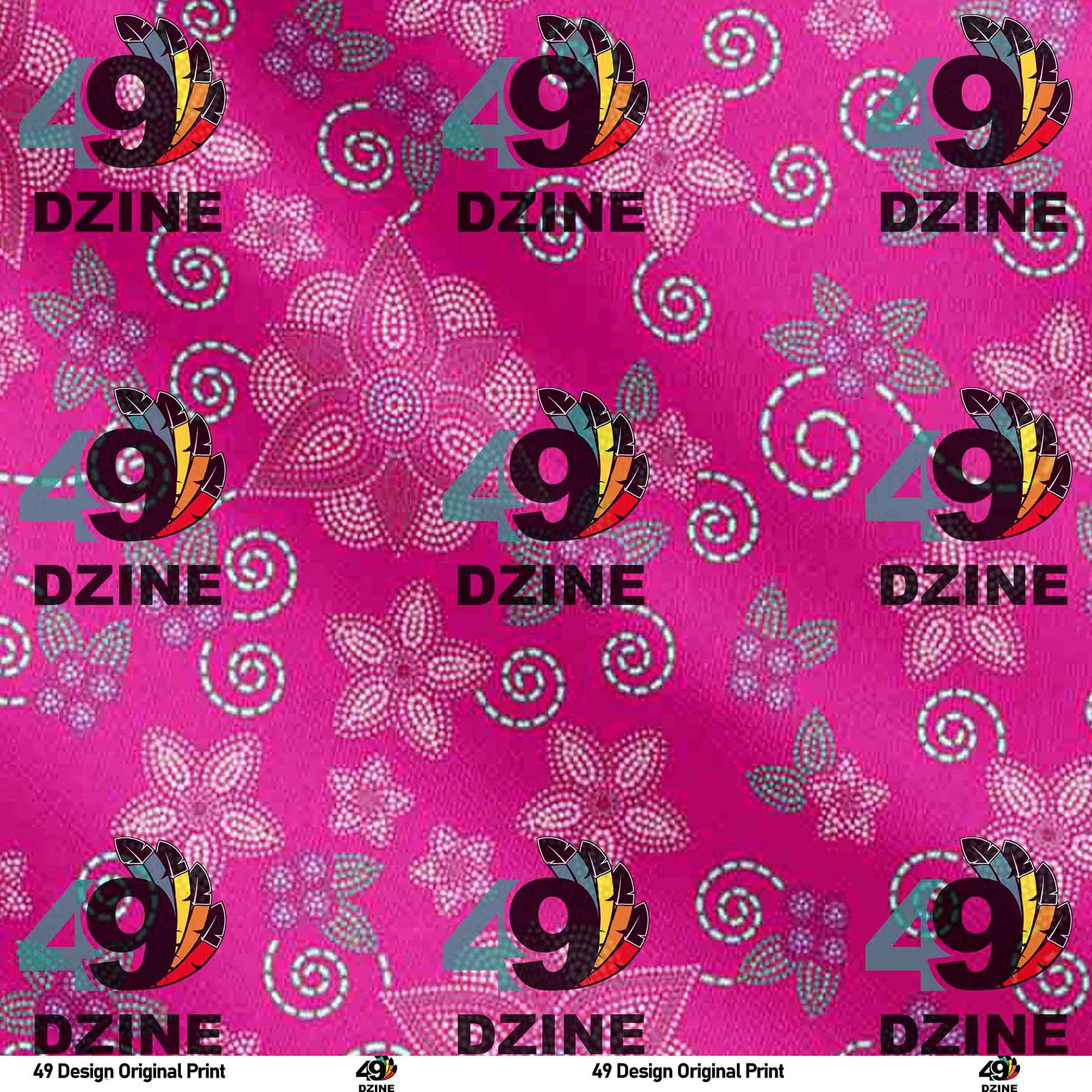 Berry Picking Pink 42 Inch Cotton Poplin Pre Order