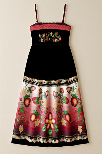 Berry Rites Black 1 Smock Top Dress