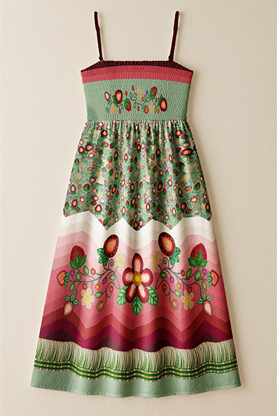 Berry Rites Sage 3 Smock Top Dress