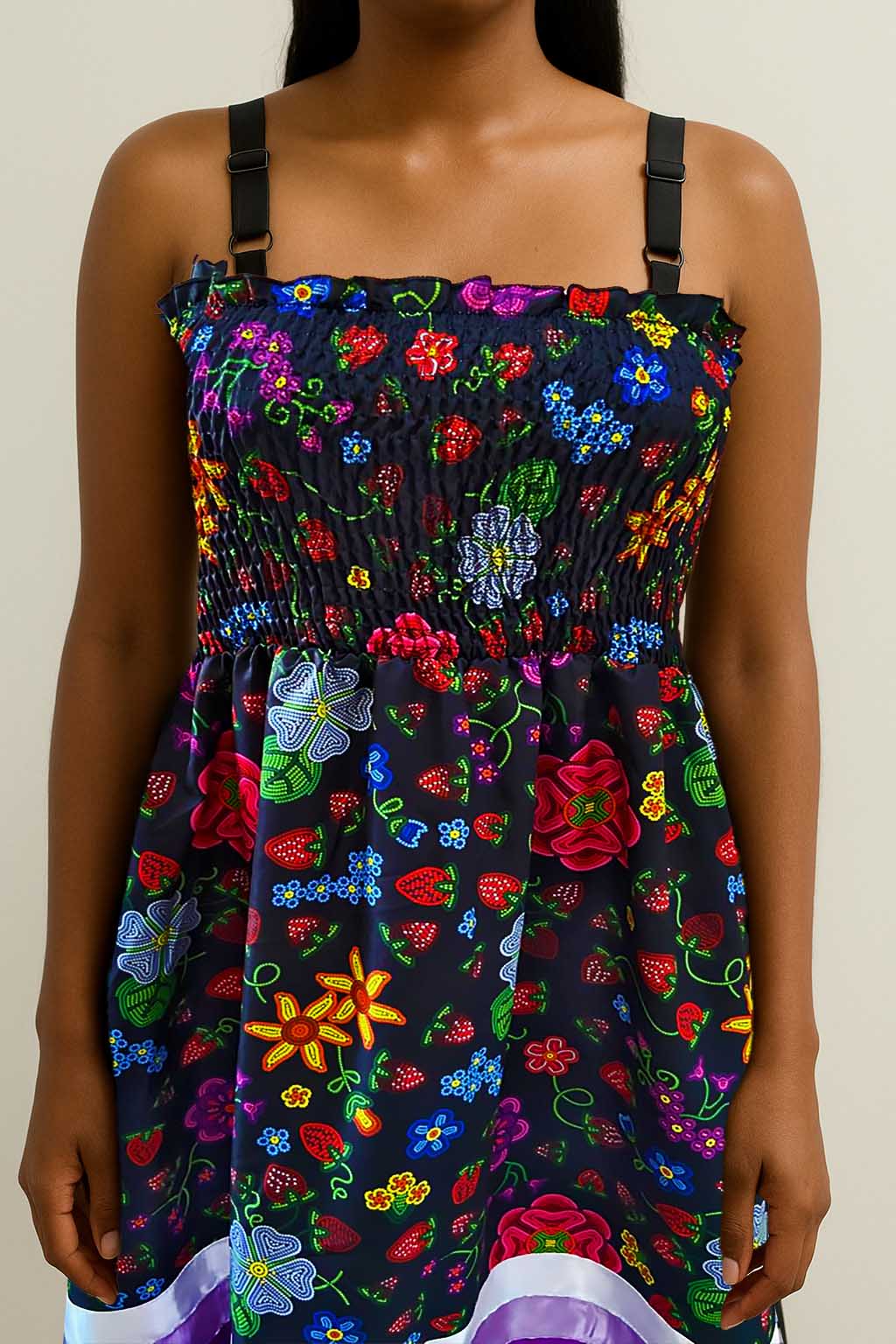Strawberry Fields Forever Peasant Maxi Dress PREORDER
