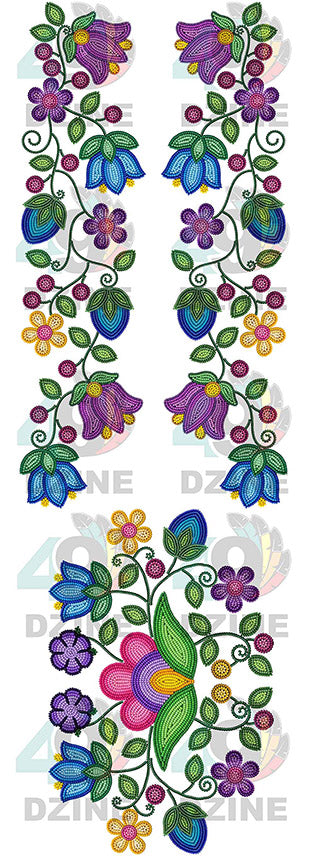 Bloom Uplift Beadwork Set Transfer (Various Sizes)