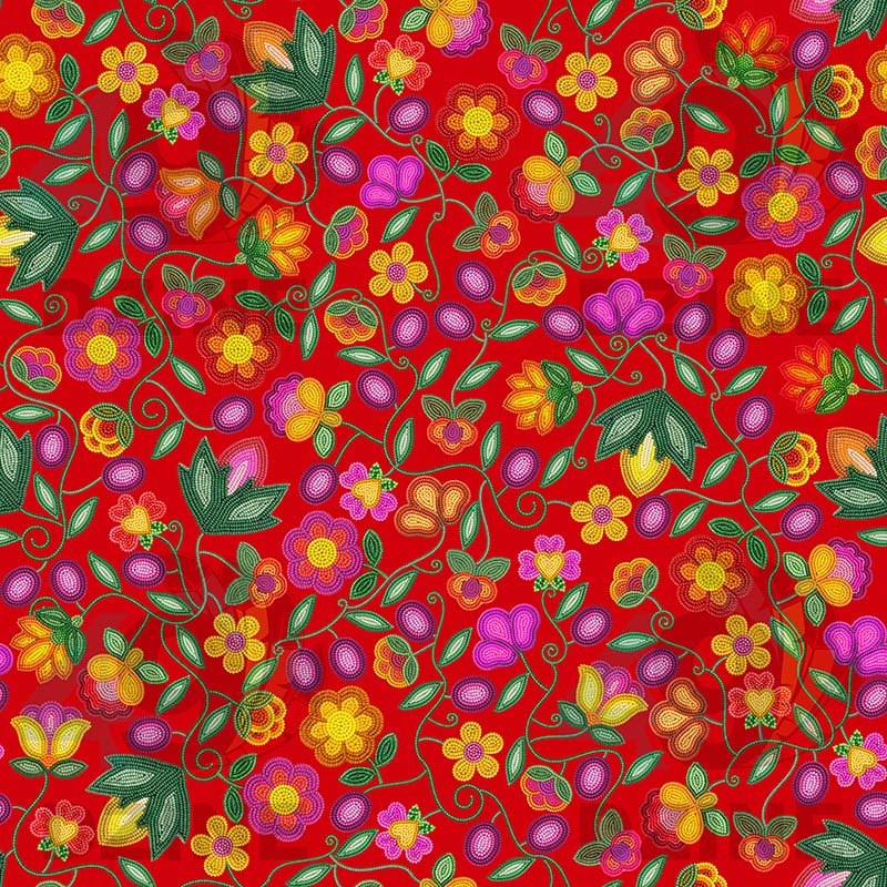 Boreal Bounty Red 42 Inch Cotton Poplin Pre Order