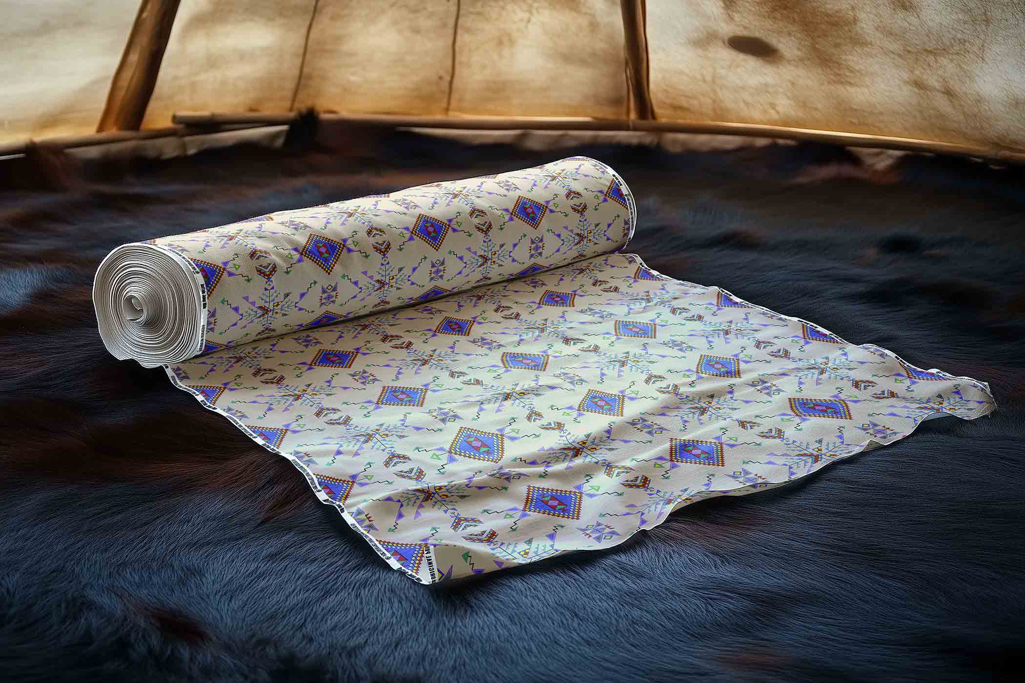 Buffalo Jump Hide 42 Inch Cotton Poplin Pre Order