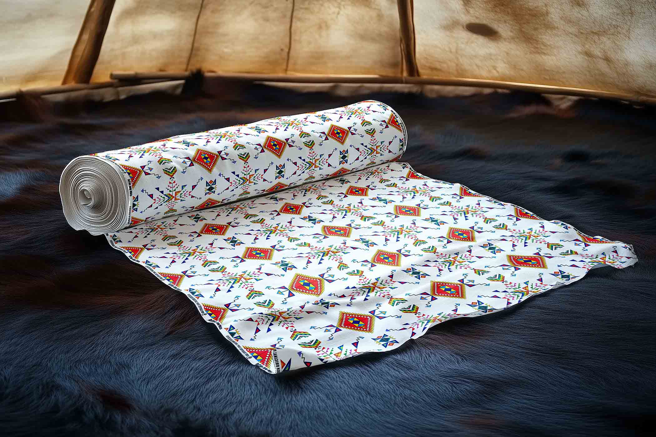 Buffalo Jump White 42 Inch Cotton Poplin Pre Order