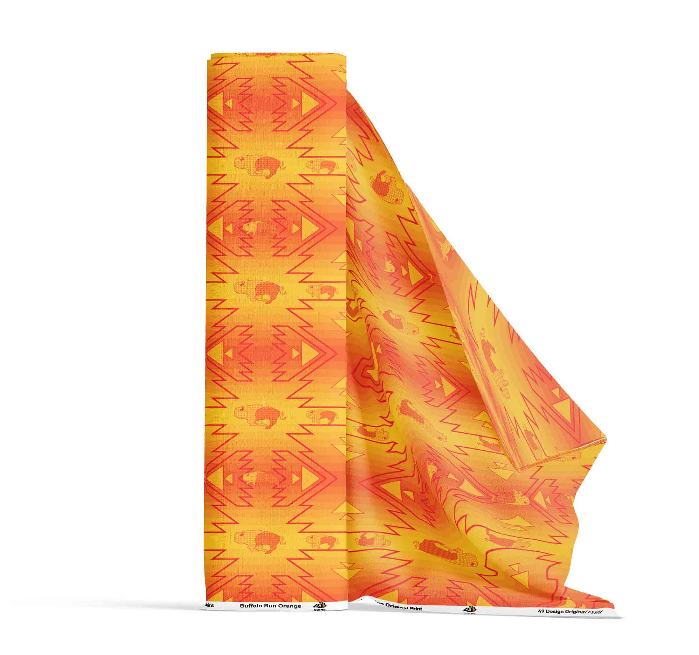 Buffalo Run Orange 42 Inch Cotton Poplin Pre Order