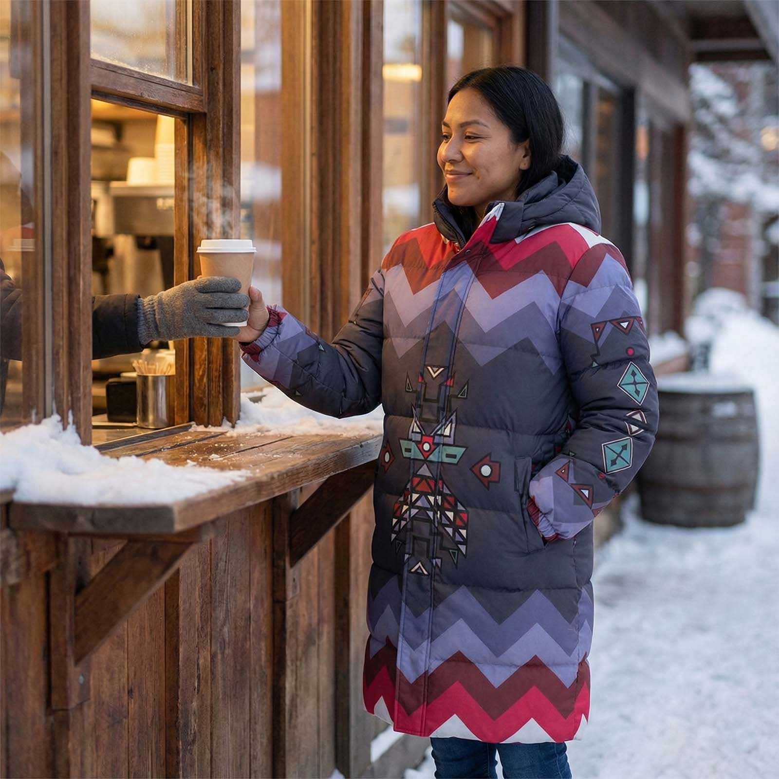 Cinder Guardian Unisex Long Down Jacket