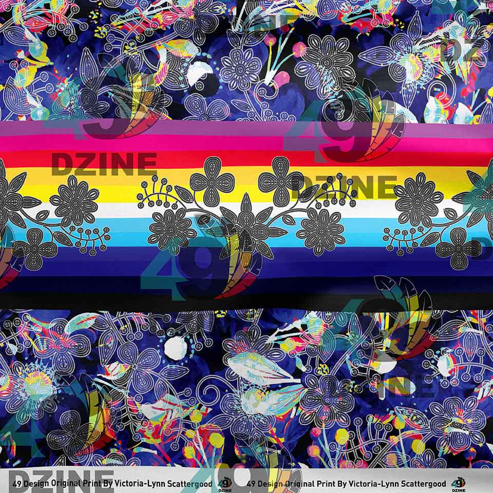 Culture in Nature Blue 42 inch Cotton Poplin Pre Order