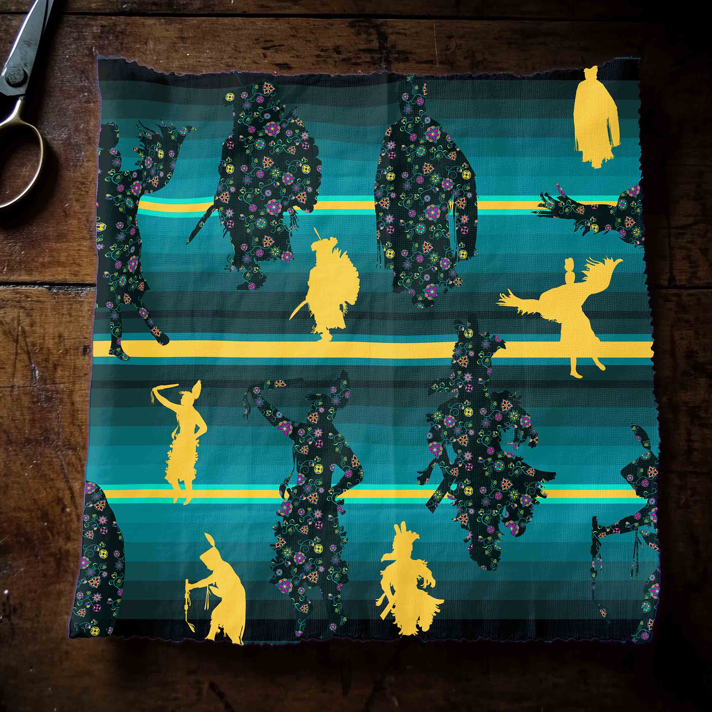 Dancers Inspire Green 42 Inch Cotton Poplin Pre Order