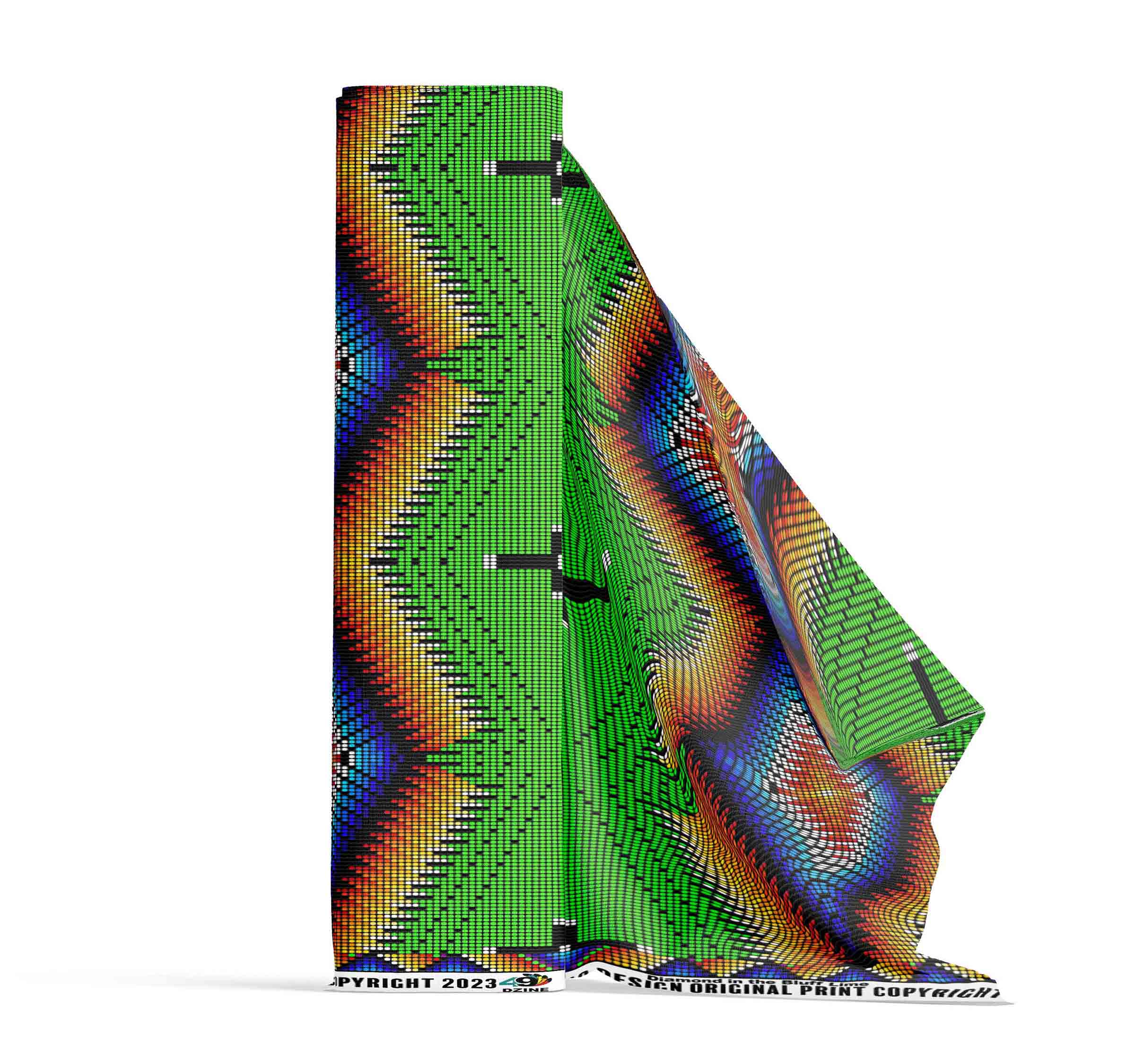 Diamond in the Bluff Lime 42 Inch Cotton Poplin Pre Order
