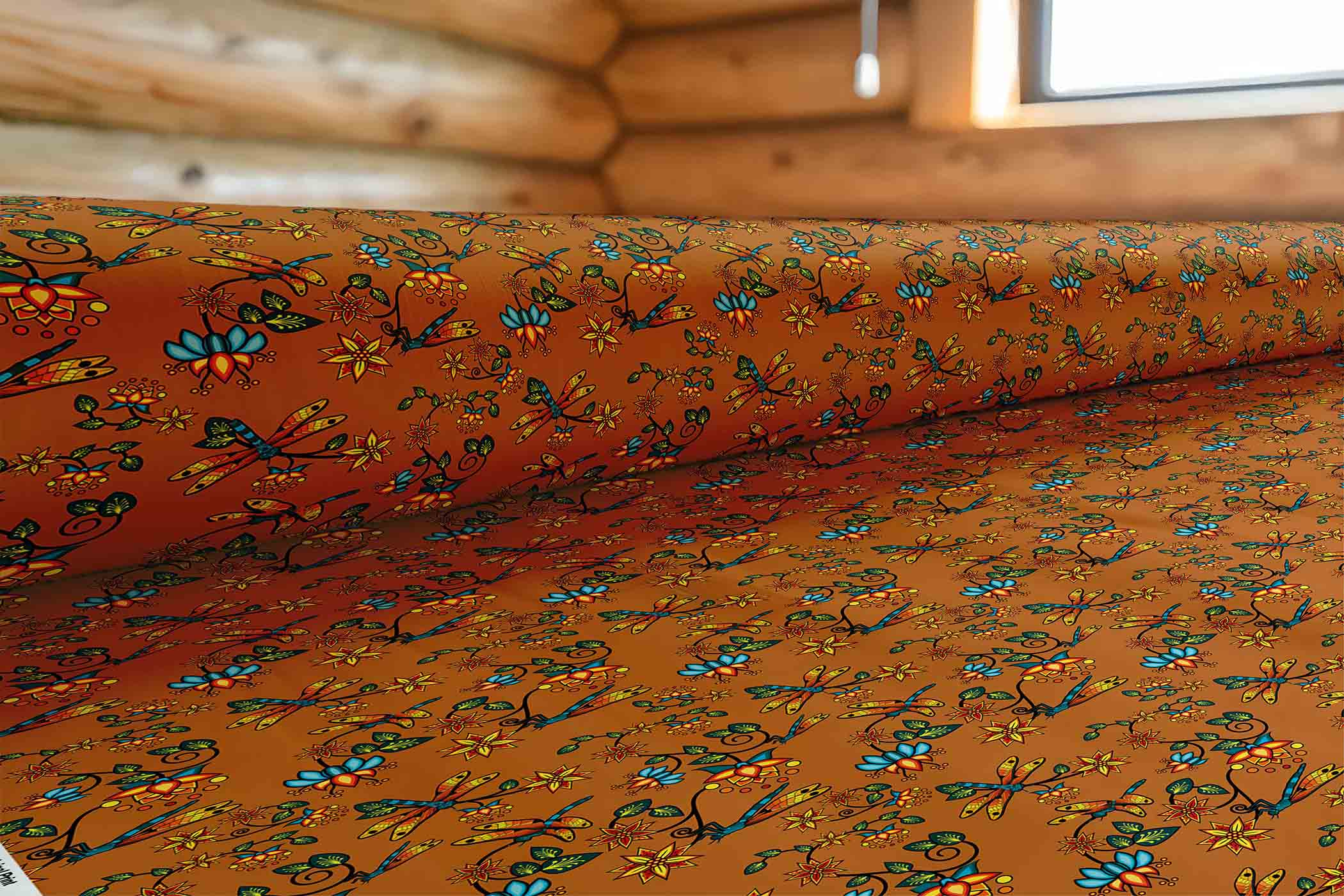 Dragon Lily Sierra Satin Fabric By the Yard Pre Order