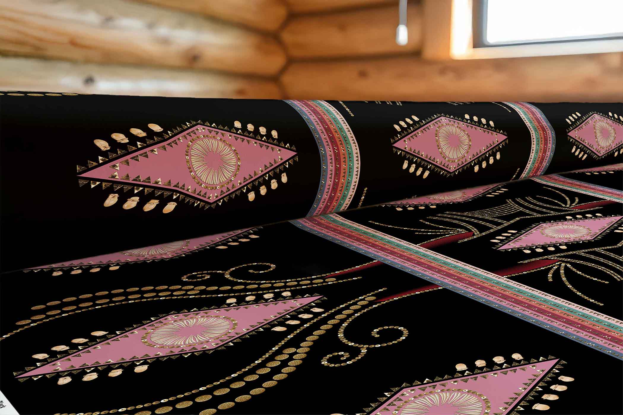 Dreams of Deco Black 42 Inch Cotton Poplin Pre Order