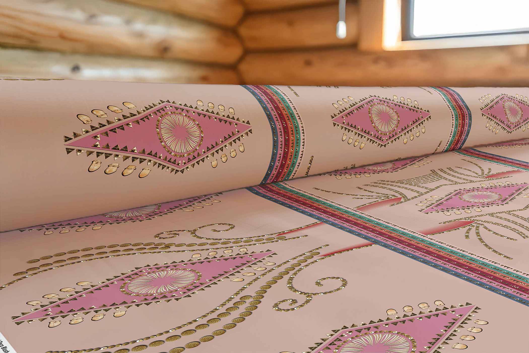 Dreams of Deco Blush 42 Inch Cotton Poplin Pre Order