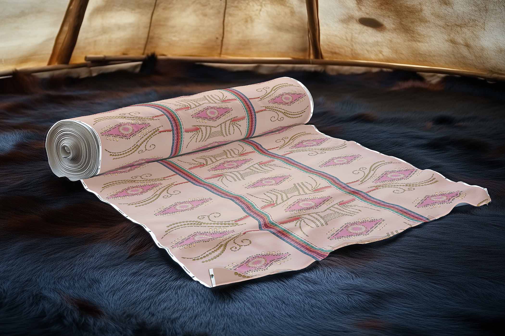 Dreams of Deco Blush 42 Inch Cotton Poplin Pre Order