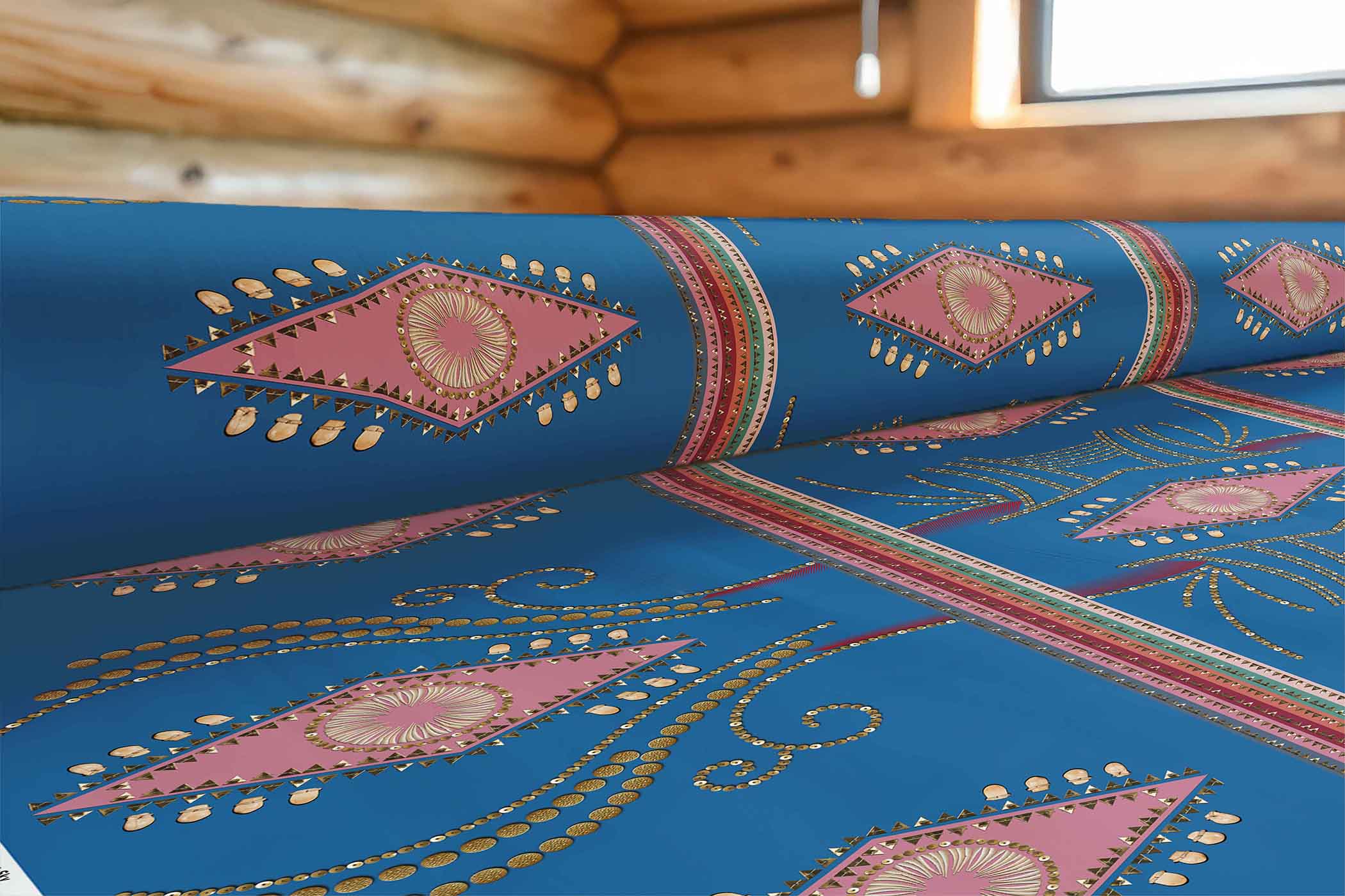 Dreams of Deco Sky 42 Inch Cotton Poplin Pre Order