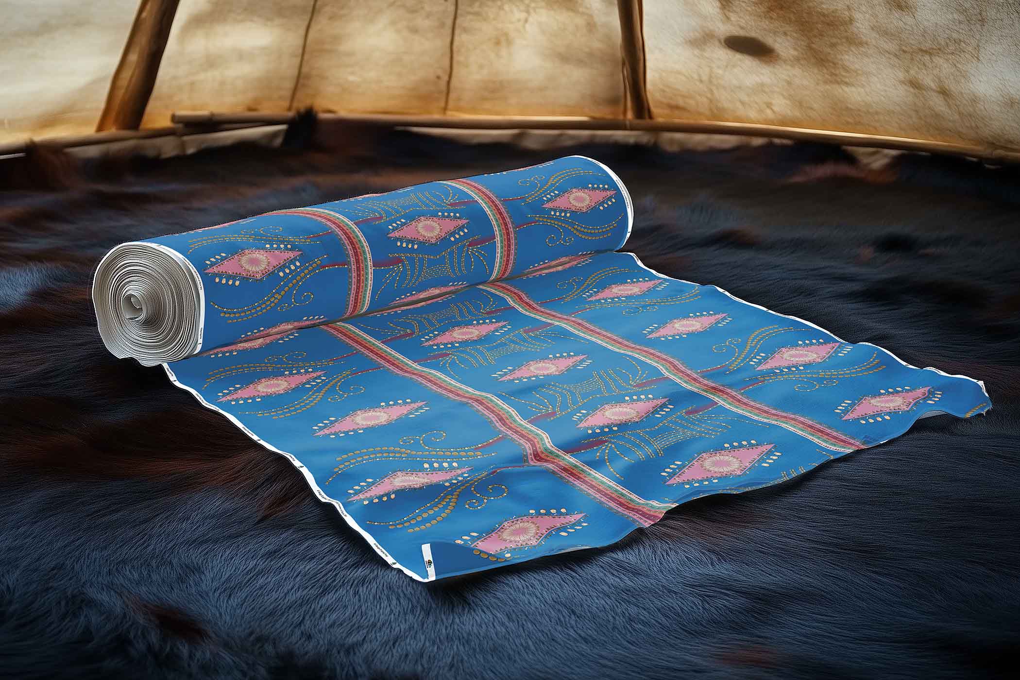 Dreams of Deco Sky 42 Inch Cotton Poplin Pre Order