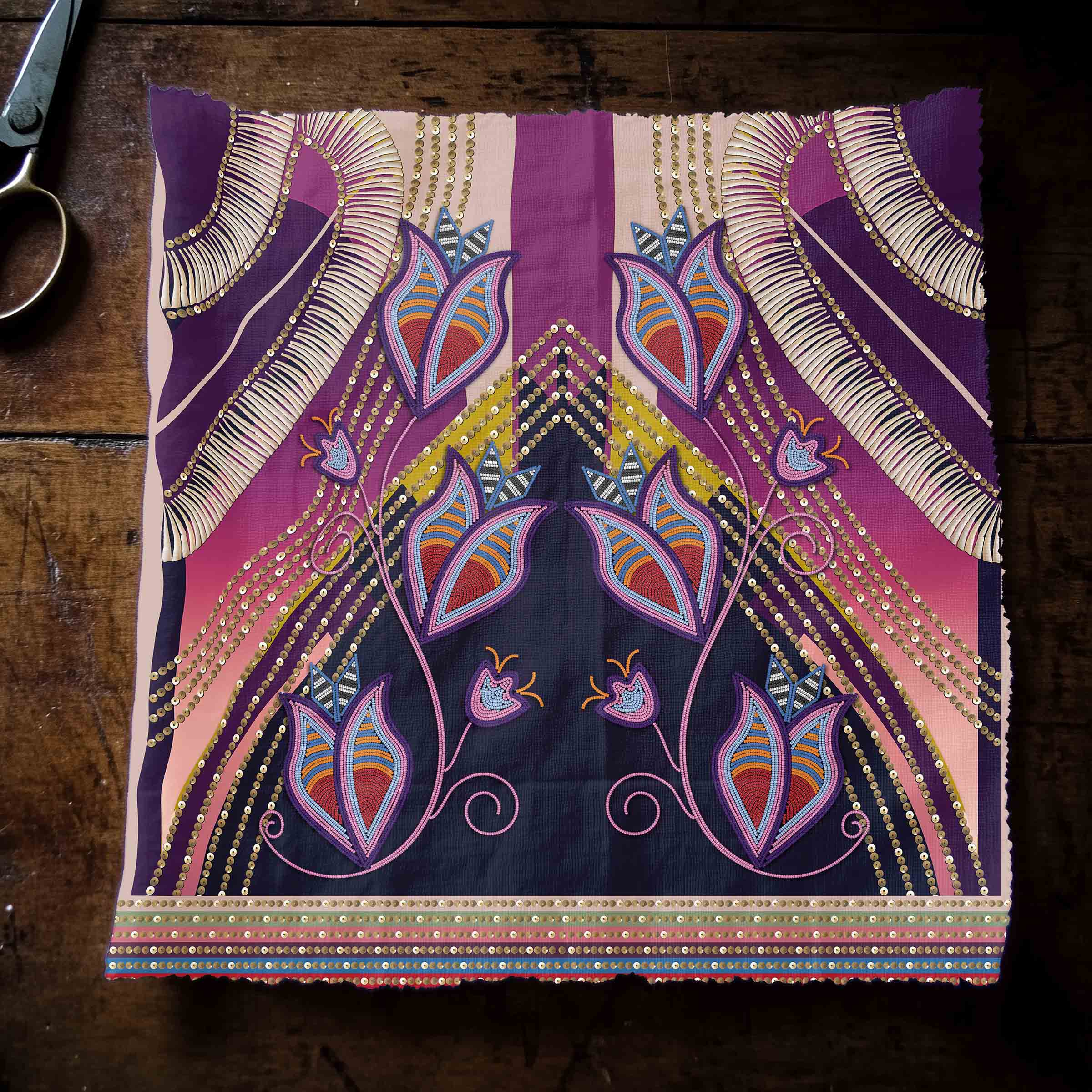 EOD- Dentalium Dreams Blush 42 Inch Cotton Poplin Pre Order