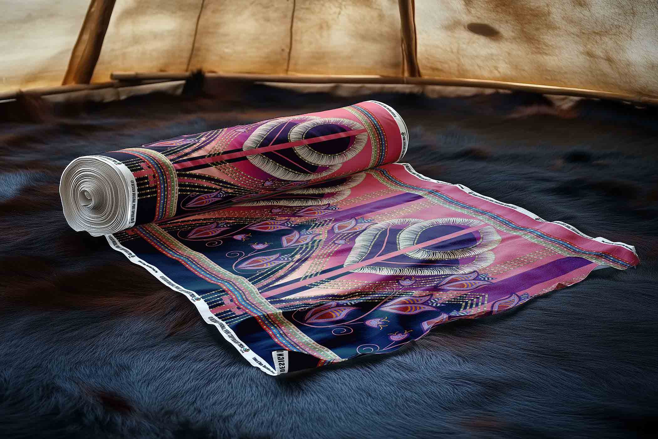 EOD- Dentalium Dreams Pink 42 Inch Cotton Poplin Pre Order