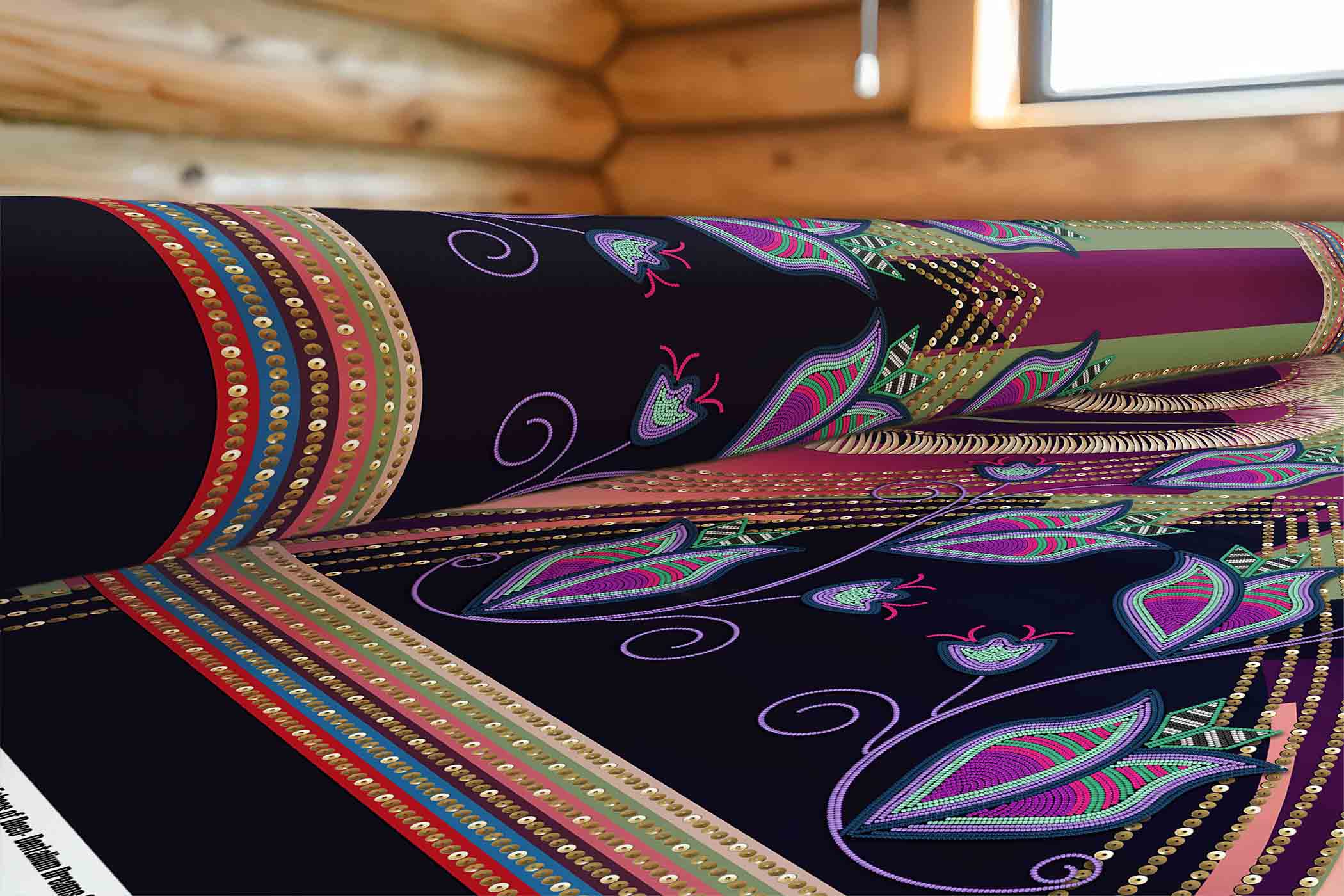 EOD- Dentalium Dreams Sage 42 Inch Cotton Poplin Pre Order