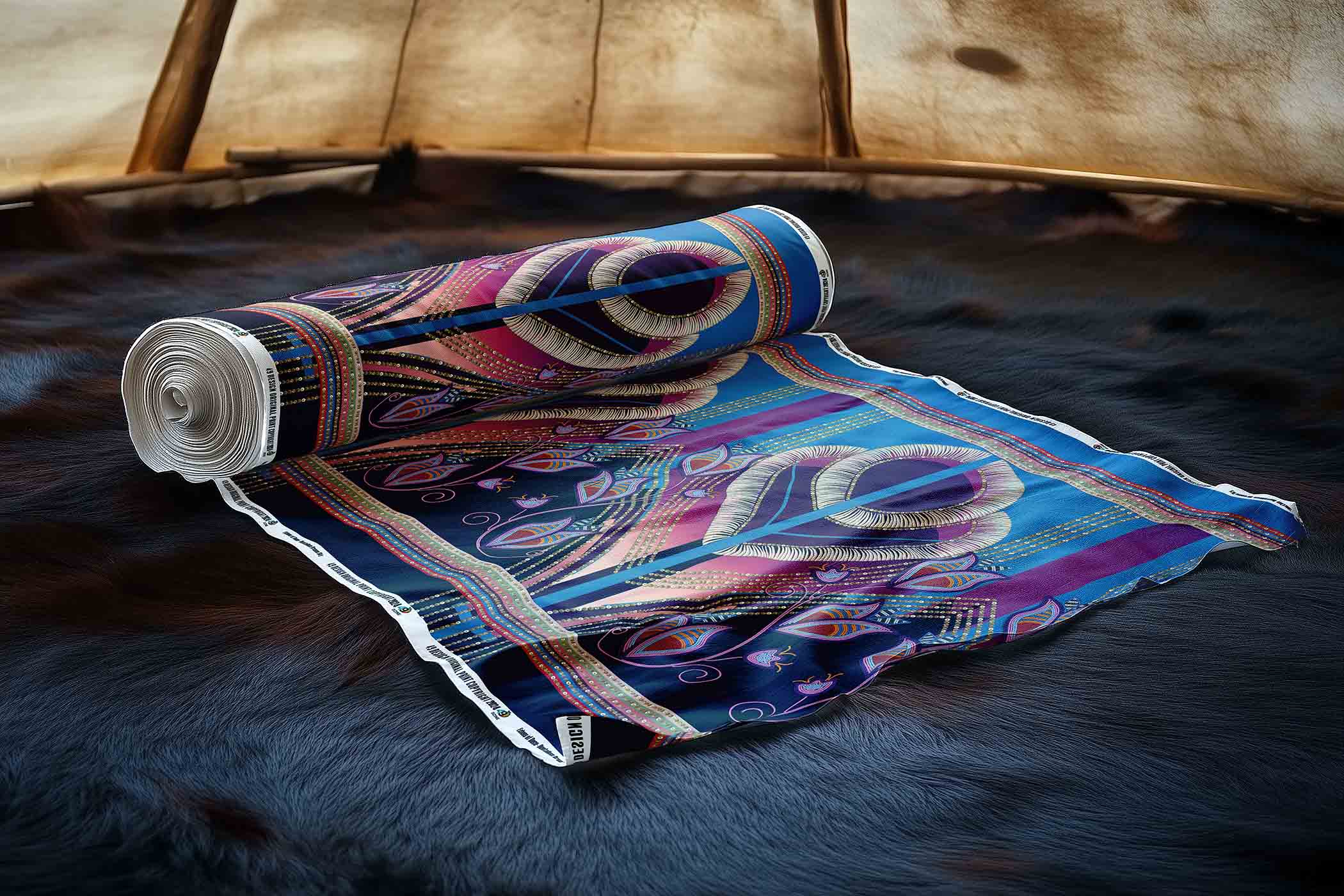 EOD- Dentalium Dreams Sky 42 Inch Cotton Poplin Pre Order