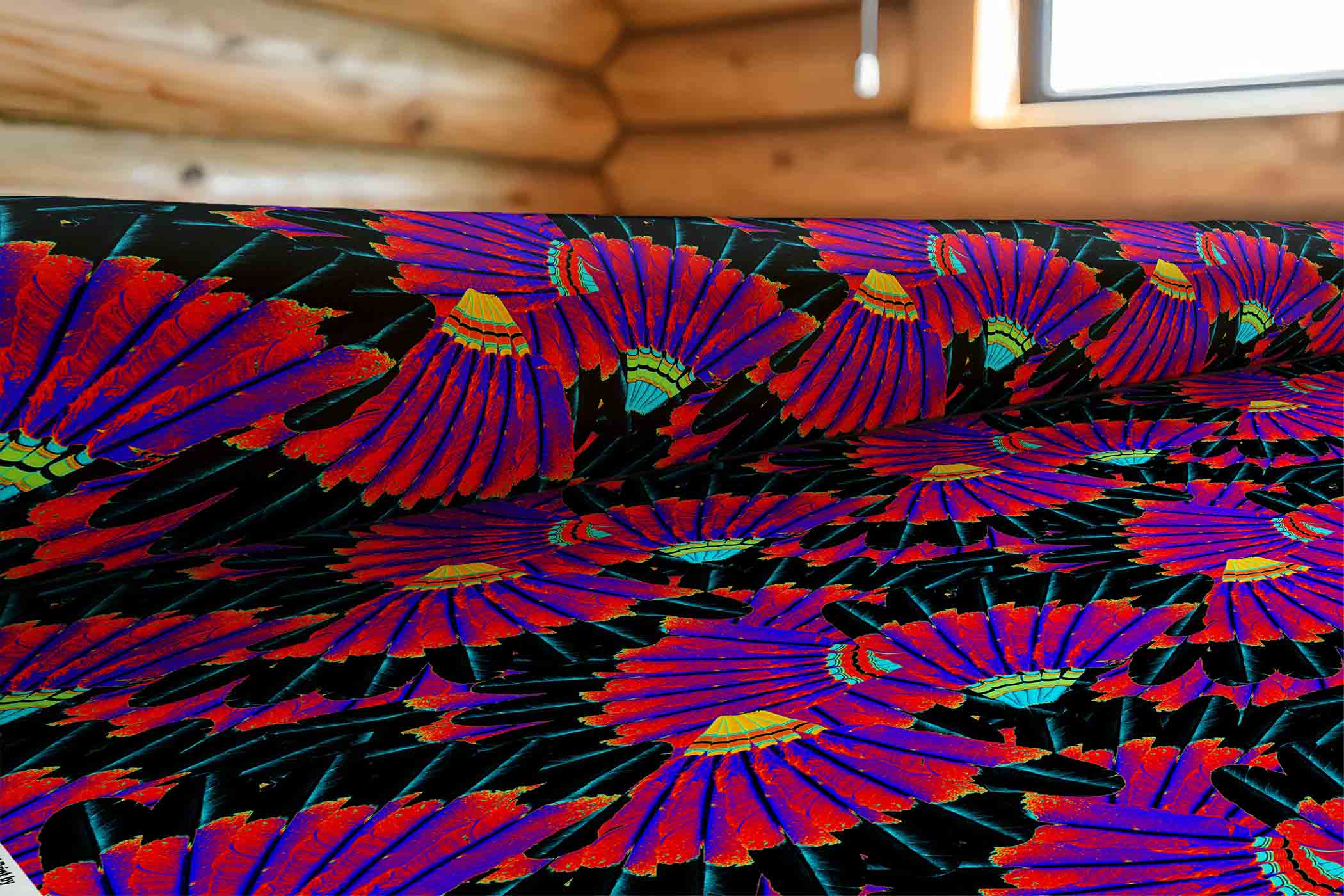 Eagle Feather Remix 42 Inch Cotton Poplin Pre Order
