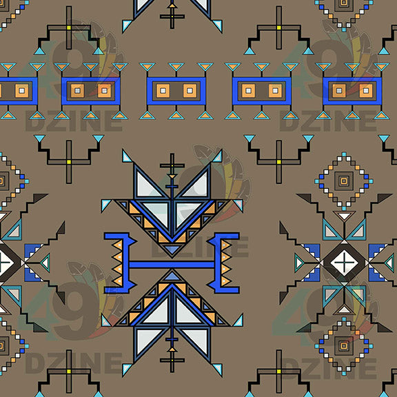 Eagle Strike Brown Satin Fabric By the Yard Pre Order