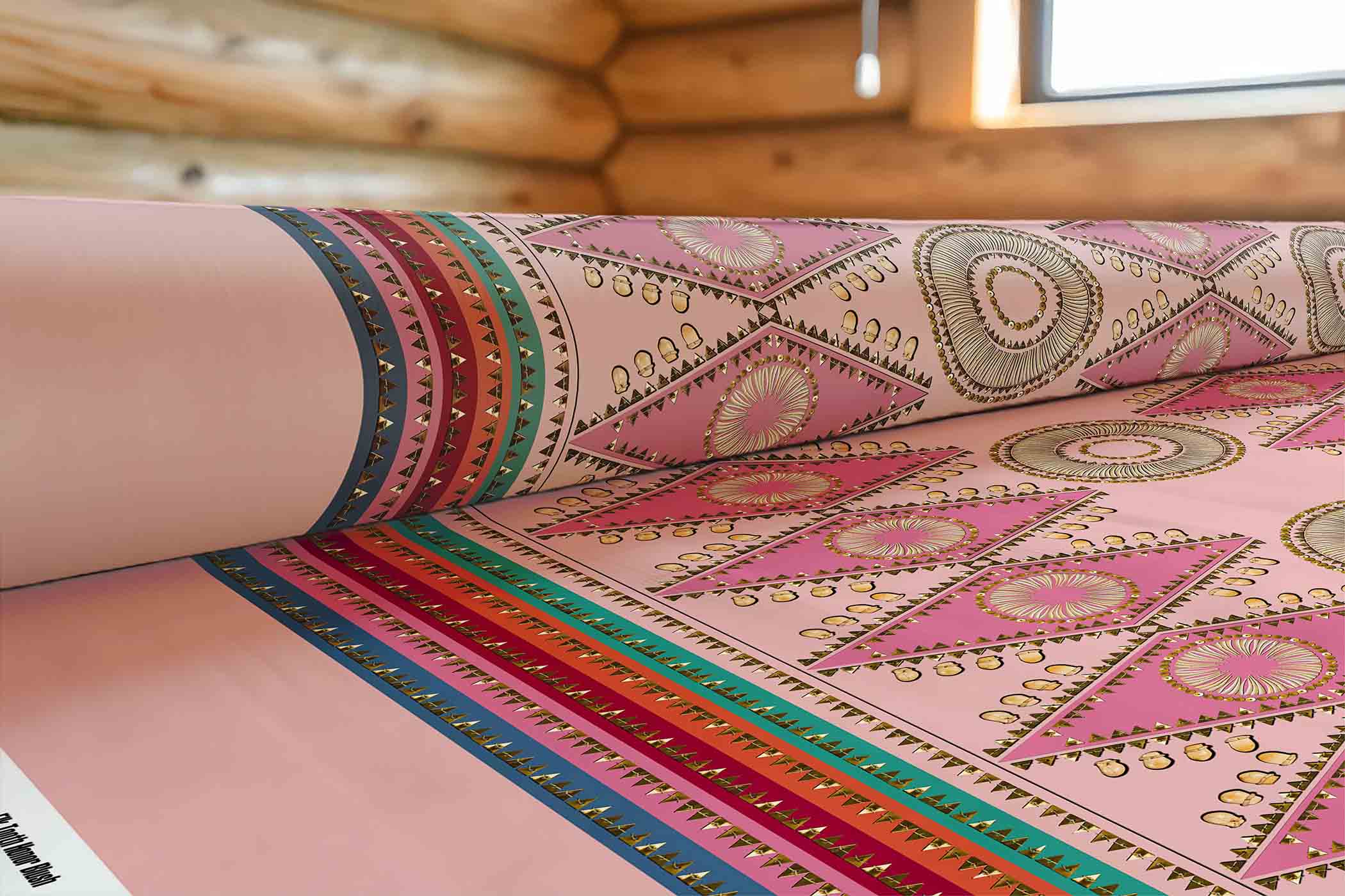 EOD- Elk Tooth Honor Blush 42 Inch Cotton Poplin Pre Order