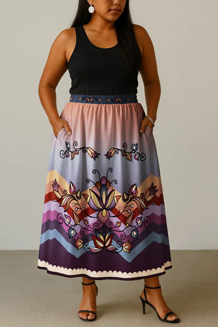 Ember Blossom Skirt