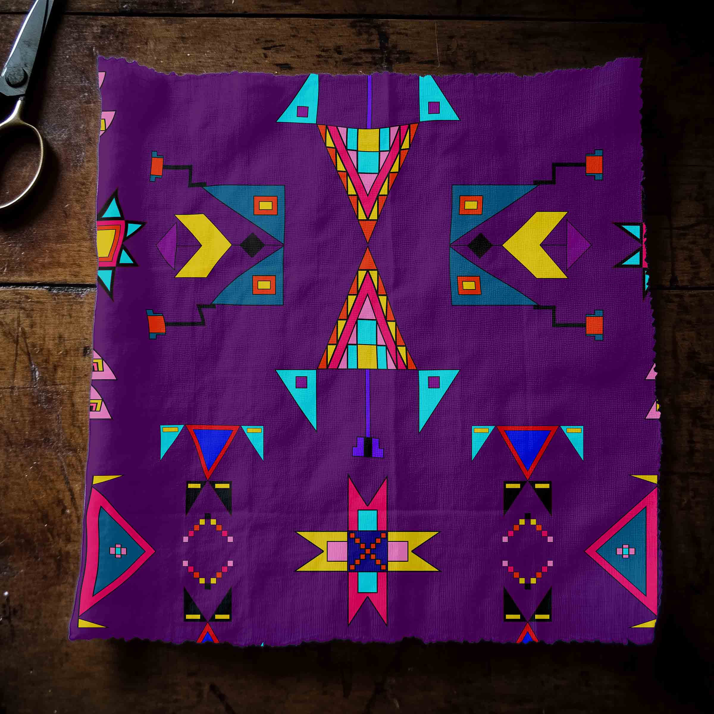 Enemy Territory Berry 42 Inch Cotton Poplin Pre Order