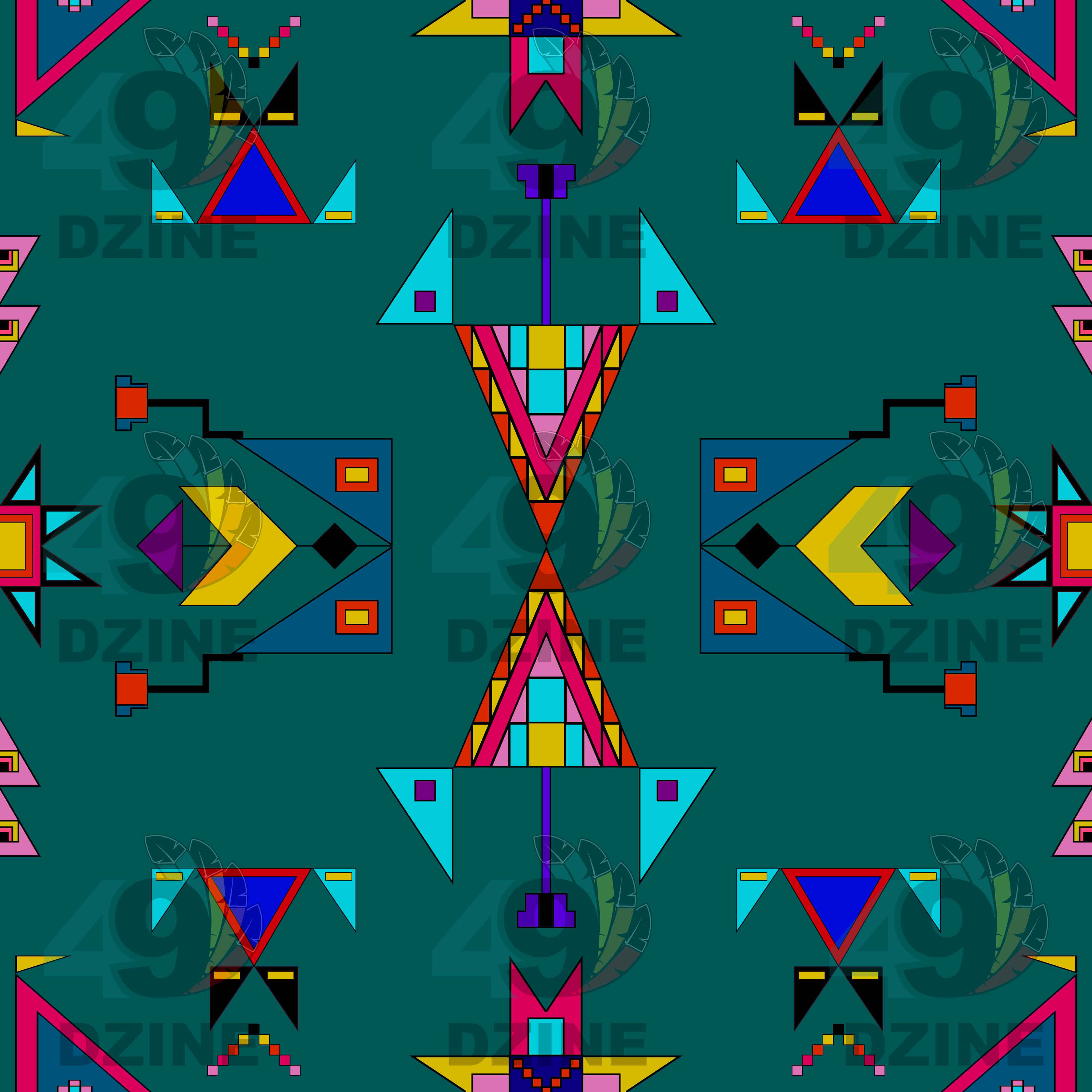 Enemy Territory Teal 42 Inch Cotton Poplin Pre Order