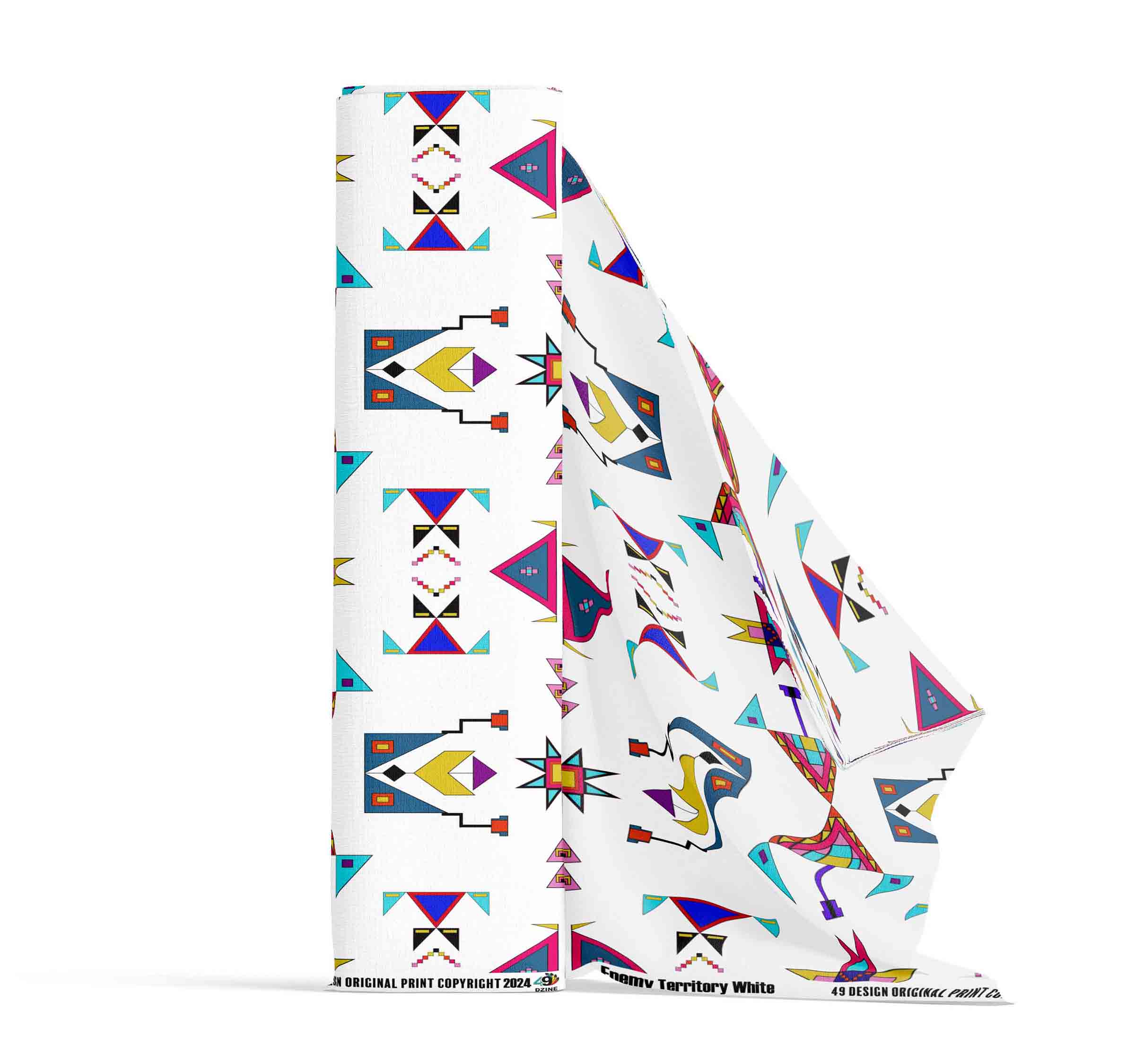 Enemy Territory White 42 Inch Cotton Poplin Pre Order